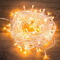 Гирлянда светодиодная Твинкл Лайт 20м 160LED тепл. бел. 10Вт провод ПВХ прозр. Neon-Night 303-306