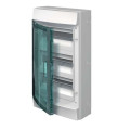 Бокс настенный 36М прозр. дверь (3 ряда) Mistral65 (с клемм) ABB 1SLM006501A1206