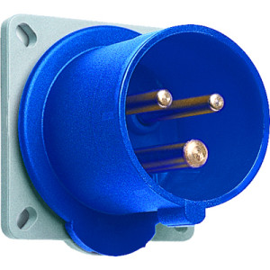 216 BAU6W  Вилка панельн. 16A,2P+E,IP67 6H 2CMA166678R1000