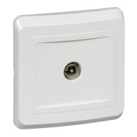 ЭТЮД С/У РОЗЕТКА телевизионная, БЕЛЫЙ TVC-002B