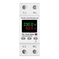 Реле напряжения ROSTOKELECTRO RE RVA-63A с ЖК-дисплеем 46-701