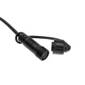 Гирлянда светодиодная Лофт 20 прозр. ламп х 5LED 60Вт IP44 уличная влагостойкая провод каучук черн. Neon-Night 331-357