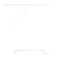 Накладка для розетки с заземлением, защитными шторками и крышкой, S70 (белый матовый)