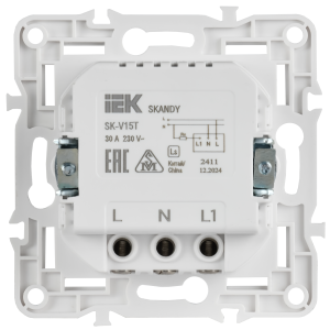 SKANDY Выключатель карточный 30А SK-V15T титан IEK