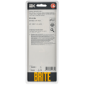 BRITE Рамка 3-местная РУ-3-2-Бр стекло графит RE IEK