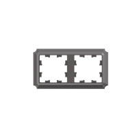 ATLASDESIGN ANTIQUE 2-постовая РАМКА, универсальная, МОККО ATN100602