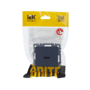 BRITE Розетка HDMI РHDMI-0-БрМ маренго IEK