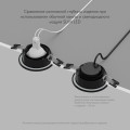 Влагозащищенный светильник Denkirs DK3101-BK