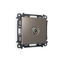 MA643010 Комплект механизма TV розетки оконечной ALFA Темная бронза матовый 50-870 MHz 1dB QUANT (AP6430, VM202) AMBRELLA VOLT