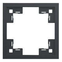 Одноместная рамка, черный сатин (35810 MB)