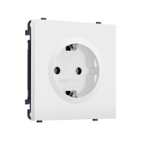 MS126010 Комплект механизма электрической розетки SIGMA Белый матовый 50Hz 2P+E с/з 16A-250V QUANT PRO (SP1260, PR141)
