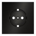 Накладка для розетки с заземлением, S70 Metal (антрацит)