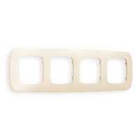 OF140334 Рамка OMEGA Ecta Бежевый матовый 4-ая AMBRELLA VOLT