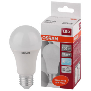 Лампа светодиодная LED Star Classic A 100 10W/840 10Вт грушевидная матовая 4000К нейтр. бел. E27 1055лм 220-240В пластик. OSRAM 4058075086678