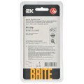BRITE Рамка 2-местная РУ-2-2-Бр стекло черный матовый IEK