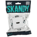 SKANDY Розетка HDMI SK-H01W арктический белый IEK