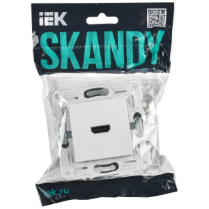 SKANDY Розетка HDMI SK-H01W арктический белый IEK