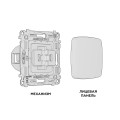 MO321030 Комплект механизма 1-кл перекрестного выключателя OMEGA Бежевый матовый QUANT OP3210, VM112 AMBRELLA VOLT