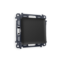 MA801020 Комплект механизма 1-кл проходного выключателя ALFA Черный матовый QUANT AP8010, VM105 AMBRELLA VOLT