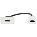 PRIMER РКМ-10-00-П Розетка HDMI M/M (1 модуль) белая IEK
