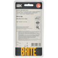BRITE Рамка 2-местная РУ-2-1-Бр металл черный RE IEK