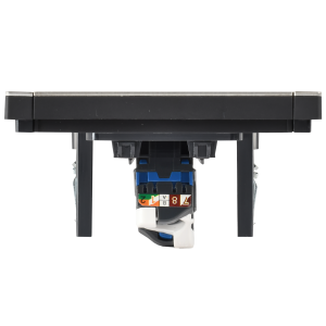 FORTE&PIANO Розетка компьютерная RJ45 кат.6 FP631M металл шампань IEK