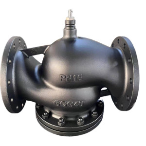 Клапан регулирующий 2-ход фланц PN16 DN200 450м³/ч -20…+130°С