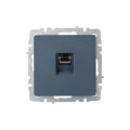 BRITE Розетка компьютерная RJ45 кат.6 РК11-БрМ маренго IEK