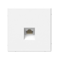 ARTGALLERY РОЗЕТКА компьютерная RJ45, кат. 6A, механизм, БЕЛЫЙ GAL000186