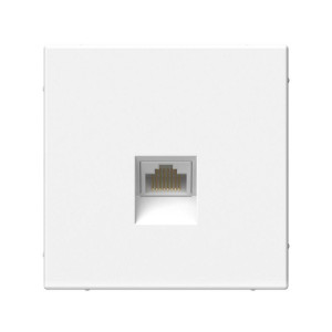 ARTGALLERY РОЗЕТКА компьютерная RJ45, кат. 6A, механизм, БЕЛЫЙ GAL000186