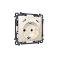 MA310510 Комплект механизма электрической розетки 2USB СC 20W сз на винтовых зажимах 16A-250V ALFA Бежевый глянец QUANT AP3105, VM165 AMBRELLA VOLT