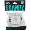 SKANDY Розетка компьютерная RJ45 кат.6 SK-K02W арктический белый IEK
