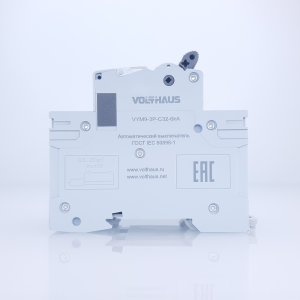 Выключатель автоматический VOLTHAUS VYM9 3Р 32А (С) 6кА