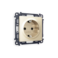 MA606010 Комплект механизма электрической розетки ALFA Шампань с/з на винтовых зажимах QUANT (AP6060, VM141) AMBRELLA VOLT