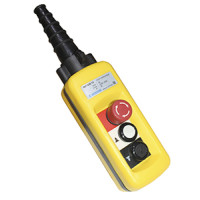 ПКТ-22Б У2, IP65, 2 скорости, кнопка БЛОКИРОВКА  с фиксацией (красная), вверх, вниз, 4NO, пост кнопочный  Электротехник