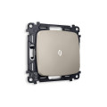 MO362035 Комплект механизма 1-кл проходного выключателя с подсветкой 5600K OMEGA Серо-бежевый матовый QUANT OP3620, VM105, G25W AMBRELLA VOLT