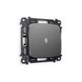 MO652015 Комплект механизма 1-кл выключателя с подсветкой 5600K OMEGA Антрацит серый QUANT OP6520, VM101, G14W AMBRELLA VOLT