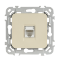 FLITE Розетка компьютерная RJ45 категория 5Е UTP РК5е-1-0-ФлСл сливочный IEK