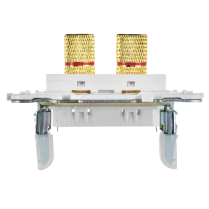 SKANDY Аудиорозетка 4-местная SK-A01W арктический белый IEK