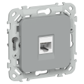 FLITE Розетка компьютерная RJ45 категория 6 UTP РК6-1-0-ФлС серый IEK