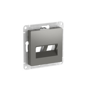 ATLASDESIGN НАКЛАДКА двойная для информационных функций типа Keystone, СТАЛЬ ATN000990