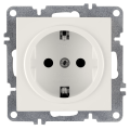 Arvia Electric, L/K Механизм, Розетка с заземлением, (белый)