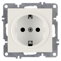 Arvia Electric, L/K Механизм, Розетка с заземлением, (белый)