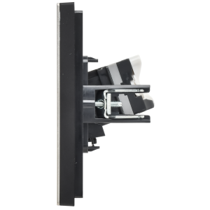 FORTE&PIANO Розетка компьютерная RJ45 кат.5E FP632M металл шампань IEK