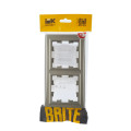 BRITE Рамка 2-местная IP44 РУ-2-БрШ-44 шампань IEK