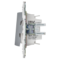 SKANDY Выключатель жалюзи 10А SK-V12Gr серый IEK