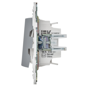 SKANDY Выключатель жалюзи 10А SK-V12Gr серый IEK