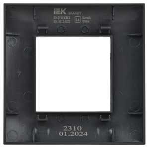 SKANDY Рамка 1-местная SK-F01Bl черный IEK