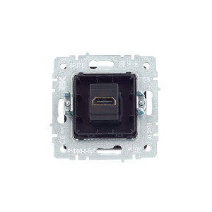 BRITE Розетка HDMI РHDMI-0-БрГ графит IEK