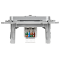 FLITE Розетка компьютерная RJ45 категория 6 UTP РК6-1-0-ФлА алюминий IEK